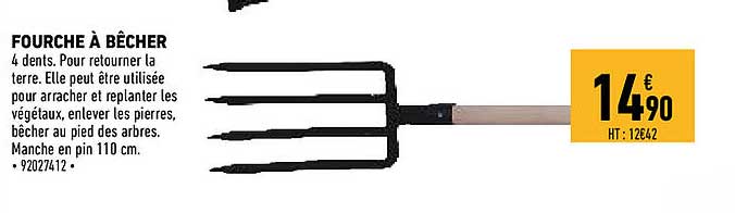 fourche à bêcher