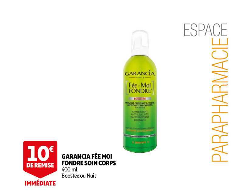 garancia fée moi fondre soin corps