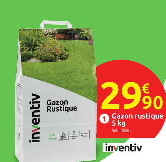 Gazon Rustique 5 Kg Inventiv