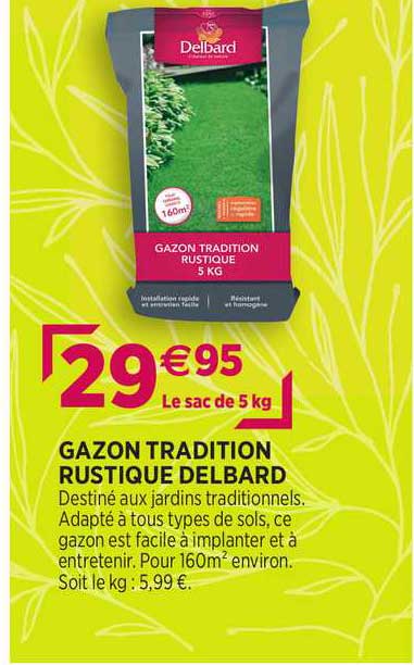 Gazon Tradition Rustique Delbard