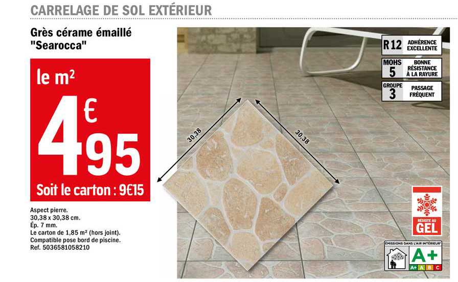 grès cérame émaillé "searocca"