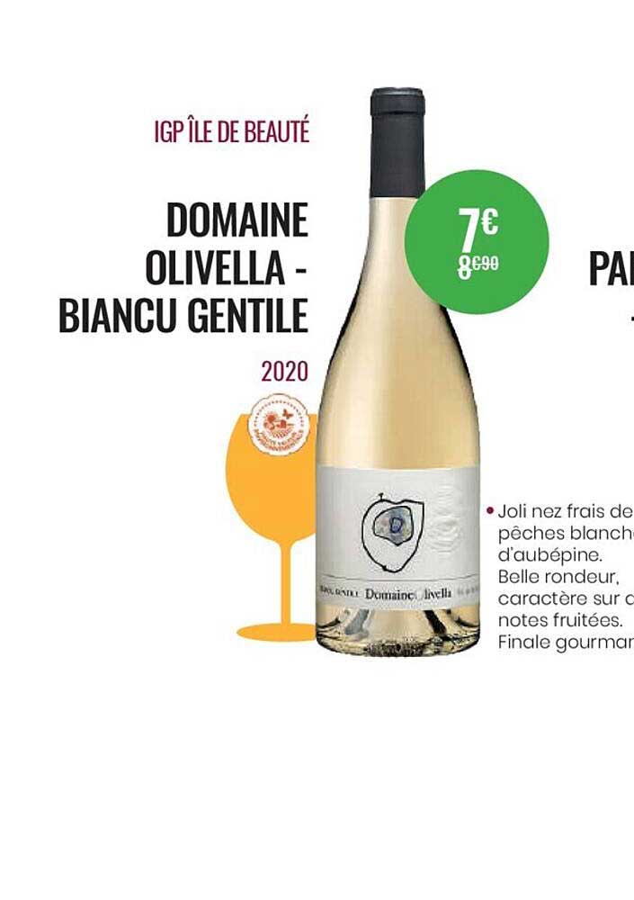 igp île de beauté domaine olivella - biancu gentile 2020