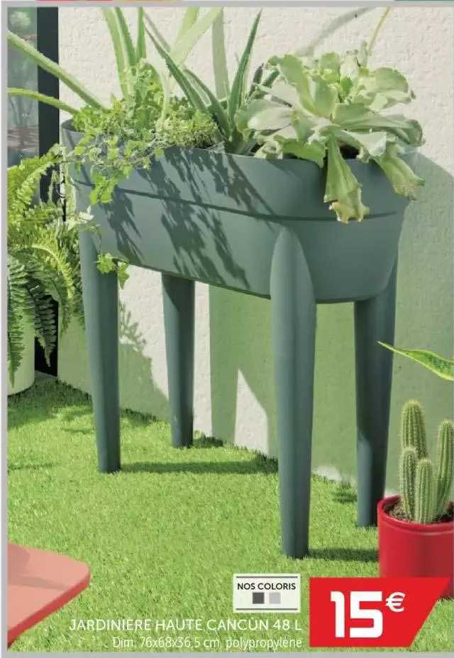 jardinière haute cancun 48 l