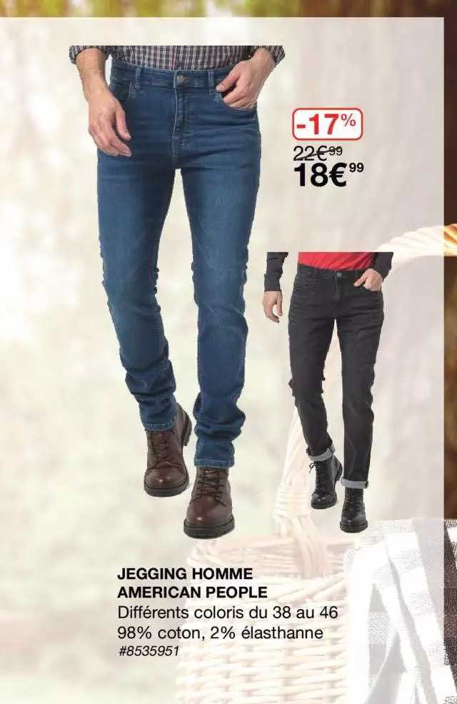 jegging homme american people