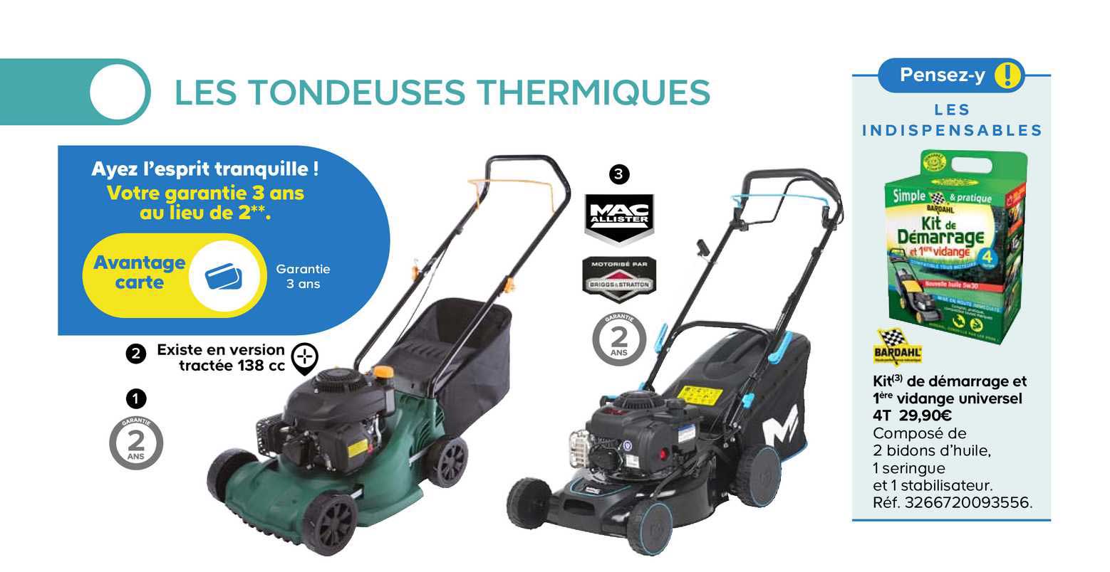 kit de démarrage et 1ère vidange universel 4t