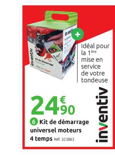 kit de démarrage universel moteurs 4 temps inventiv