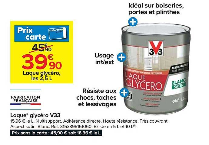 laque glycéro v33
