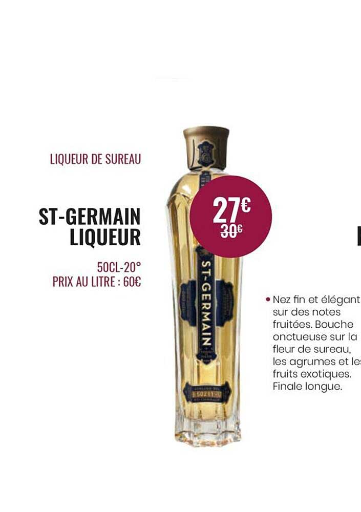 liqueur de sureau st-germain liqueur