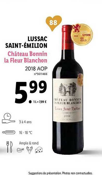 lussac saint-émilion château bonnin la fleur blanchon