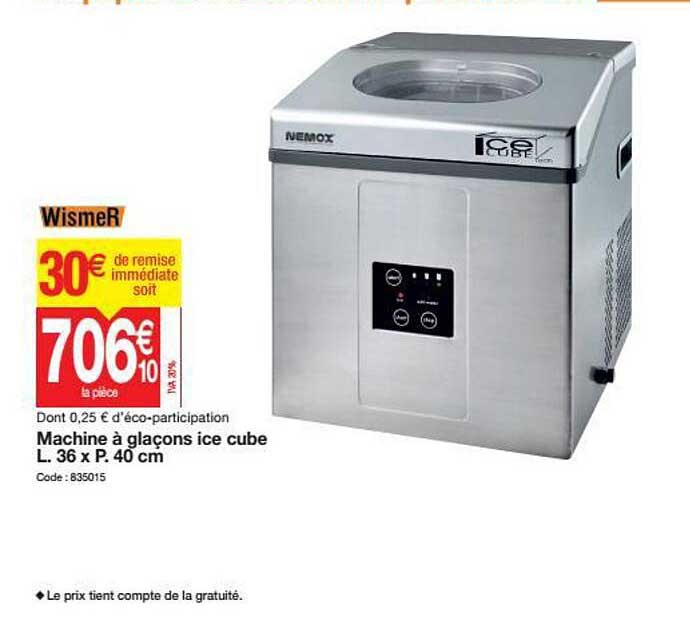 Machine à Glaçons Ice Cube Wismer