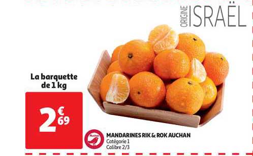 madarines rik & rok auchan
