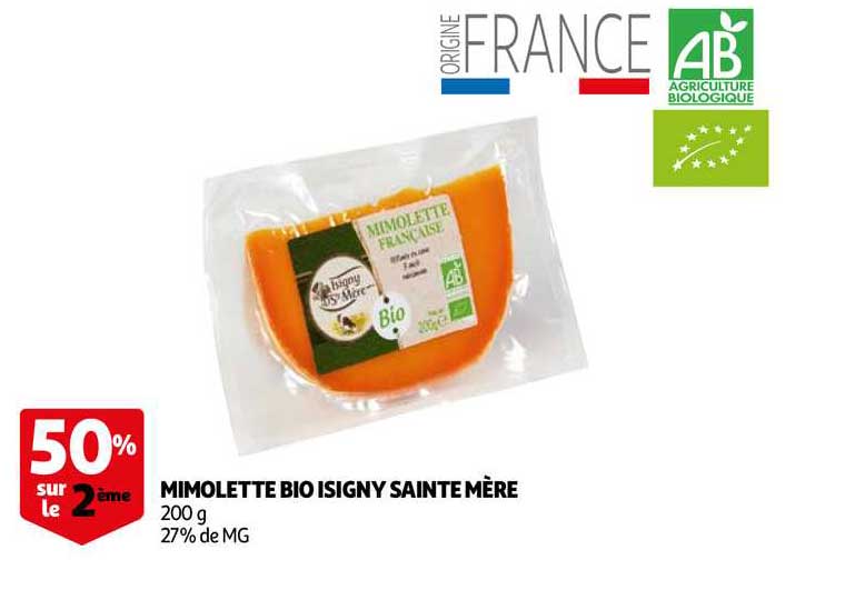 mimolette bio isigny sainte mère