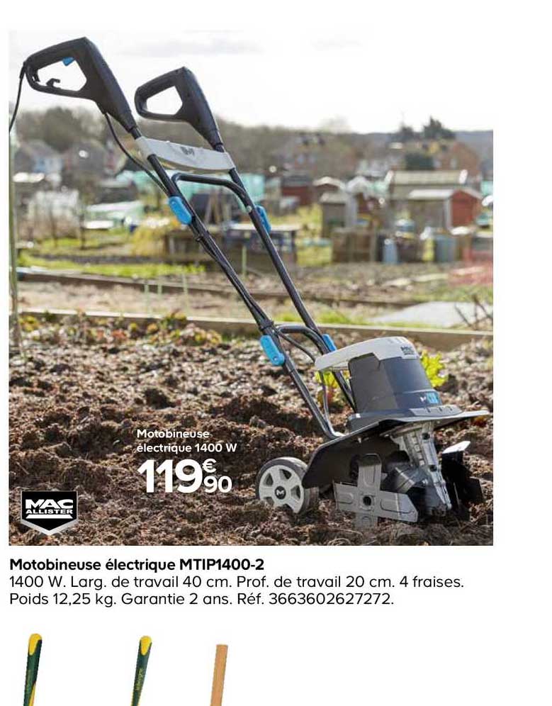 motobineuse électrique 1400w