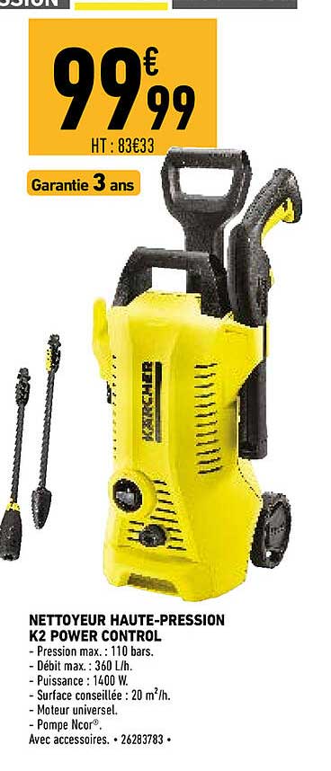 nettoyeur haute-pression k2 power control karcher