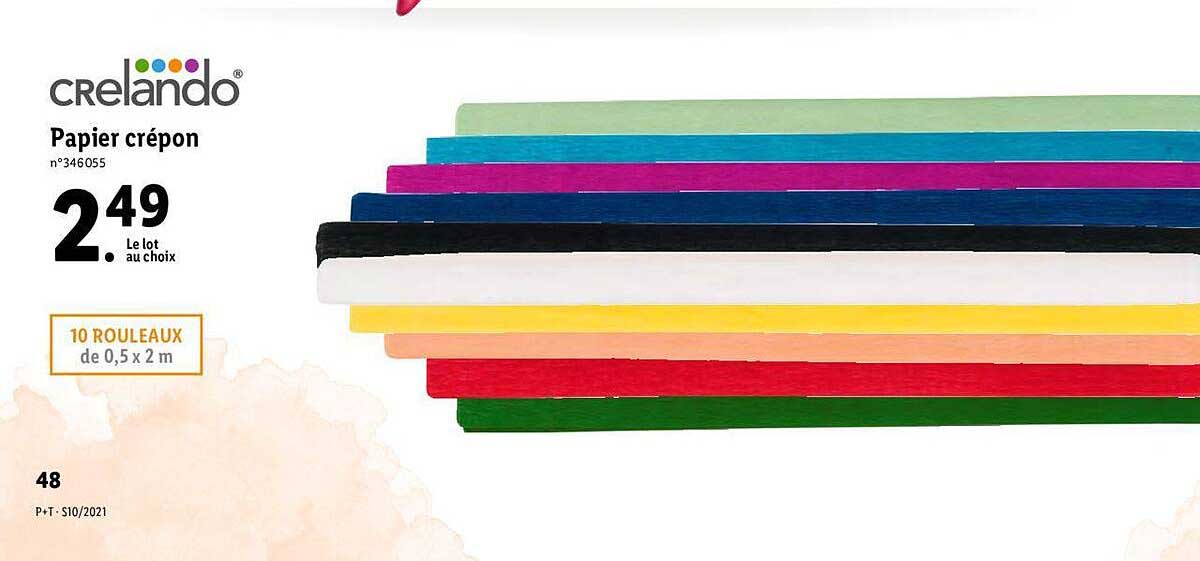 papier crépon crelando