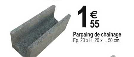 parpaing de chaînage