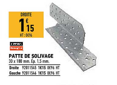 patte de solivage
