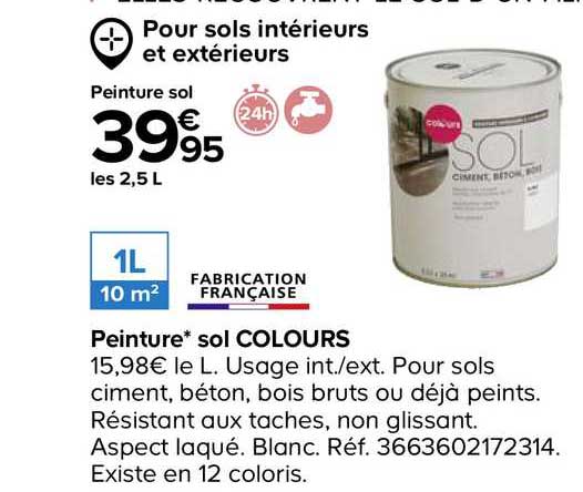 Peinture Sol Colours