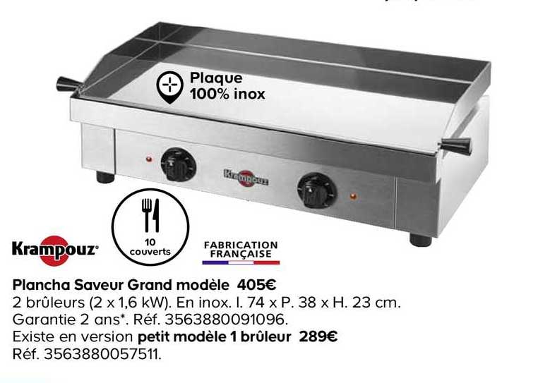 Plancha Saveur Grand Modèle Krampouz