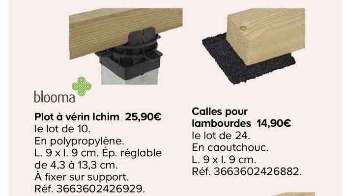 plot à vérin ichim calles pour lambourdes blooma