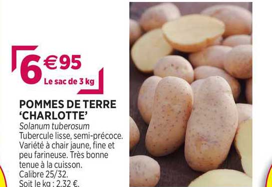 pommes de terre "charlotte"