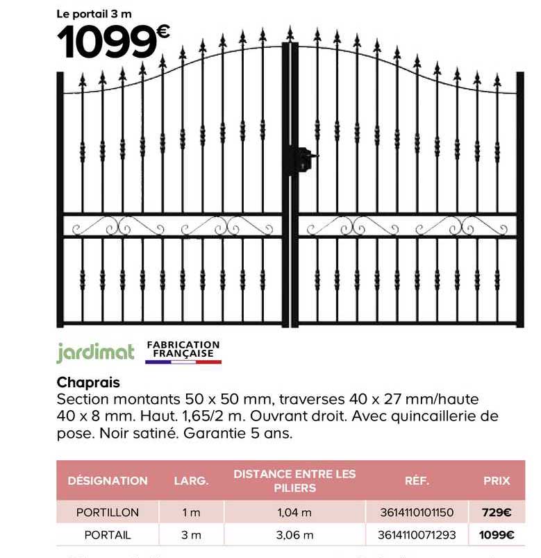 Portail Chaprais Jardimat