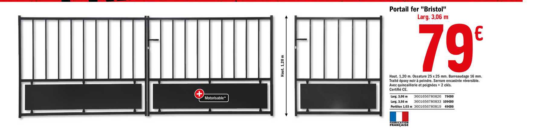Portail Fer "bristol"