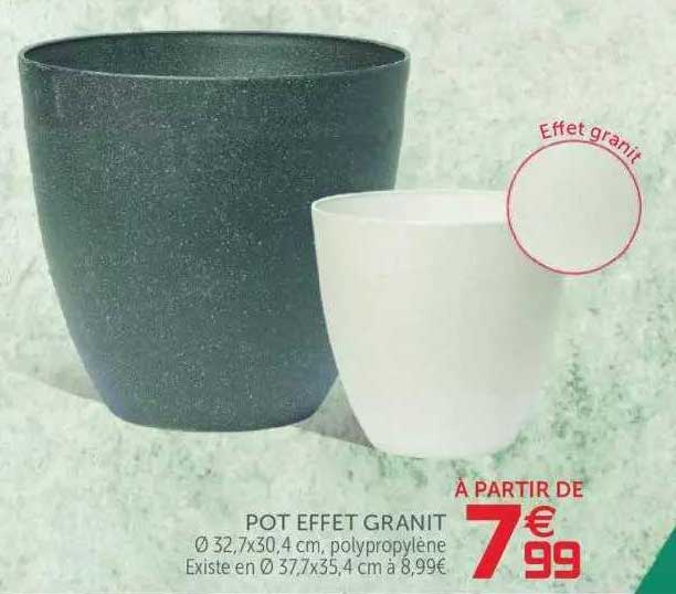 Pot Effet Granit