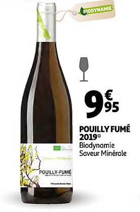 pouilly fumé 2019 biodynamie saveur minérale