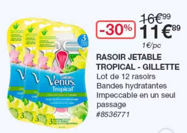 Rasoir Jetable Tropical - Gillette