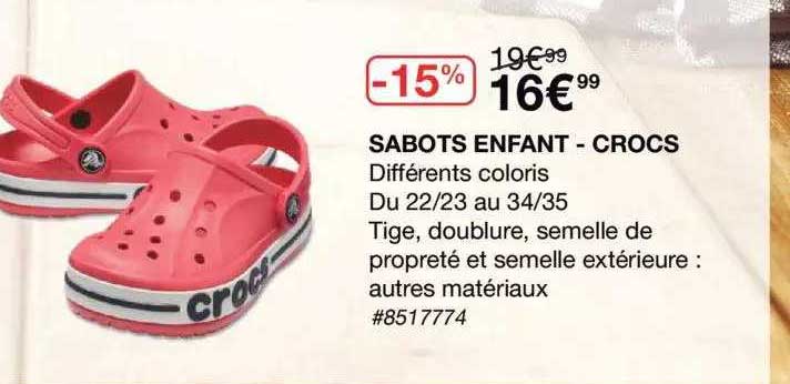 Sabots Enfant - Crocs