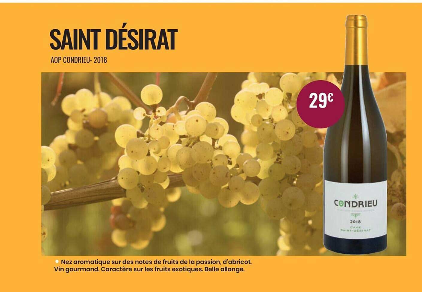 saint désirat aop condrieu 2018