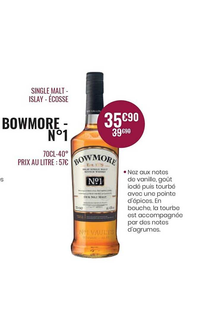 single malt - islay - écosse bowmore - n°1