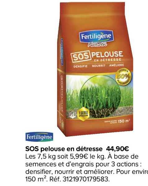 sos pelouse en détresse fertiligène