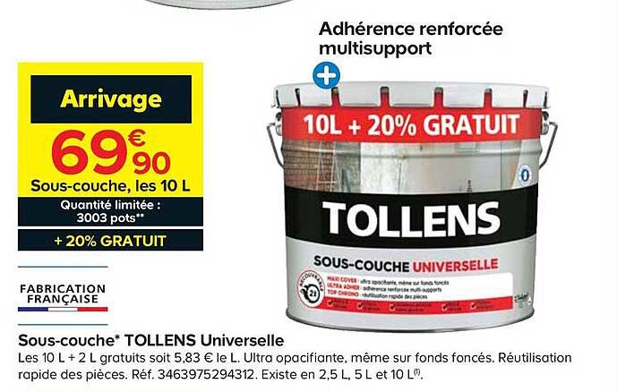 sous couche tollens universelle