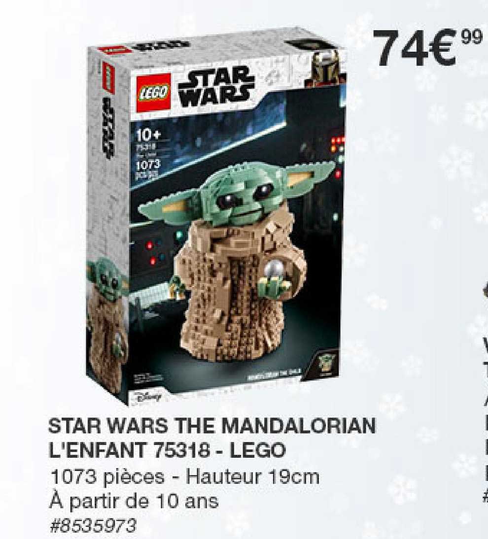 star wars the mandalorian l'enfant - lego