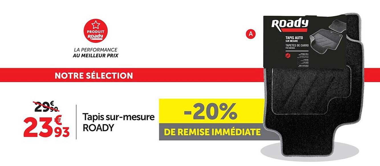 tapis sur-mesure roady