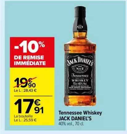 tennessee whiskey jack daniel's