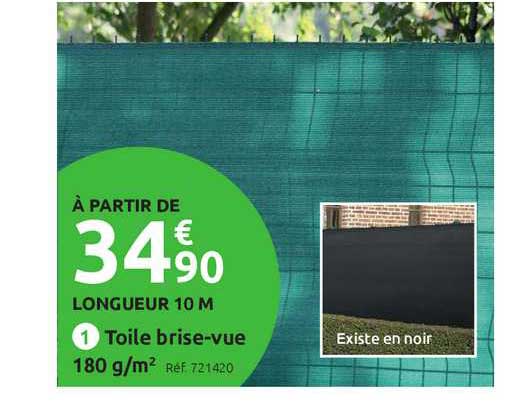 toile brise-vue 180 g-m2