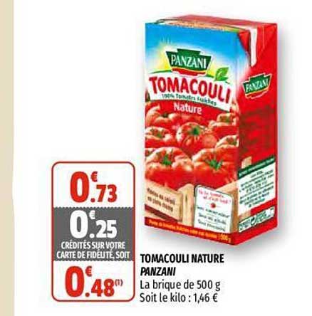 Tomacouli Nature Panzani