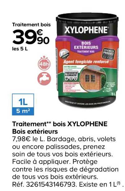 traitement bois xylophène bois extérieurs