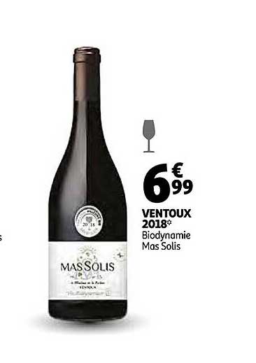 ventoux 2018 biodynamie mas solis