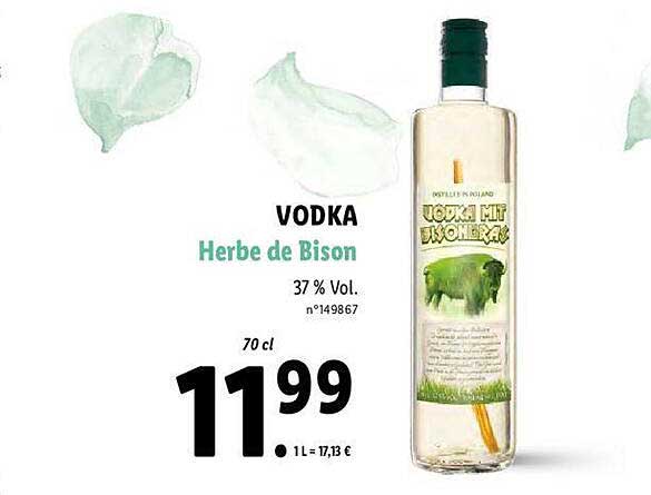 vodka herbe de bison