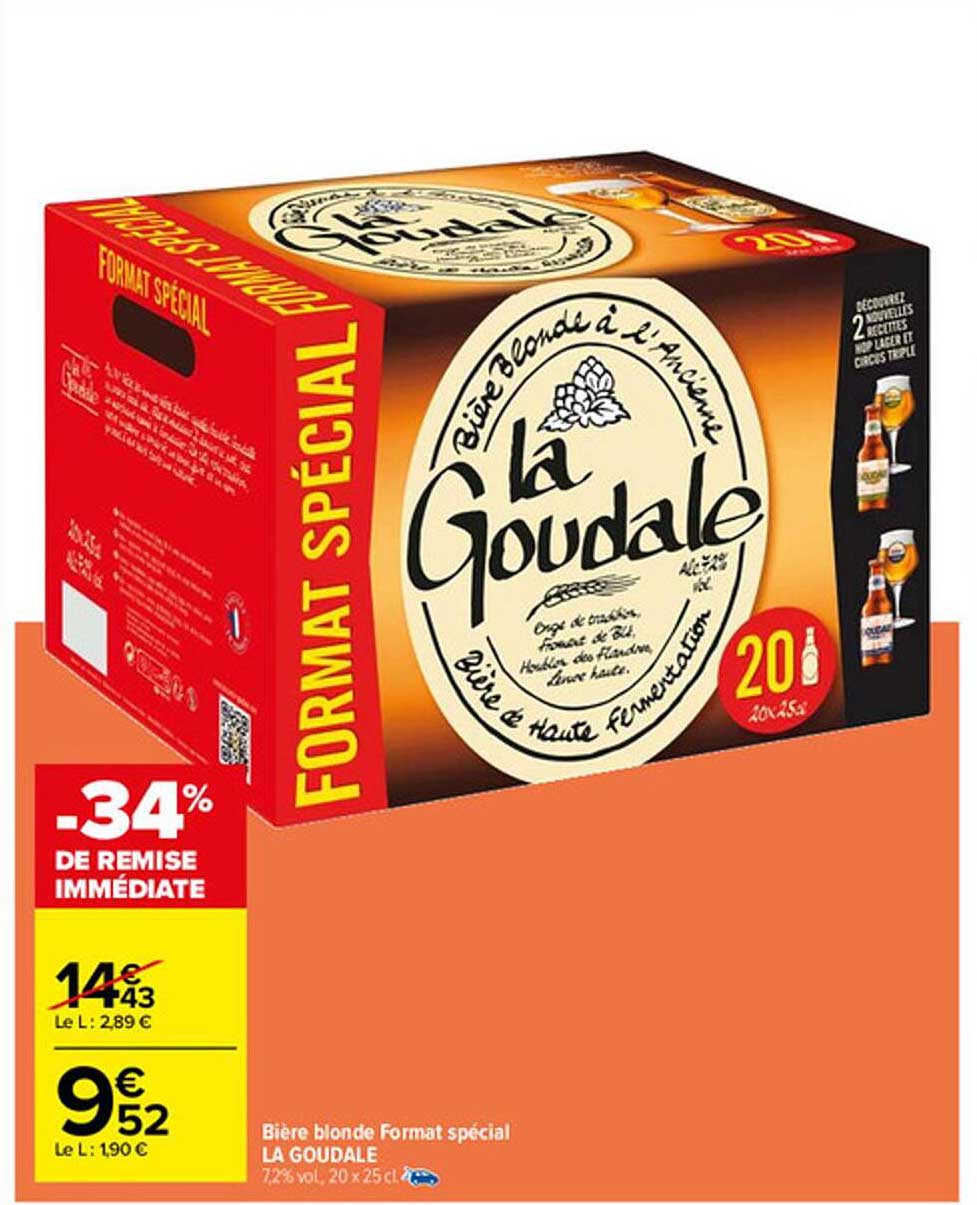 bière blonde format spécial la goudale