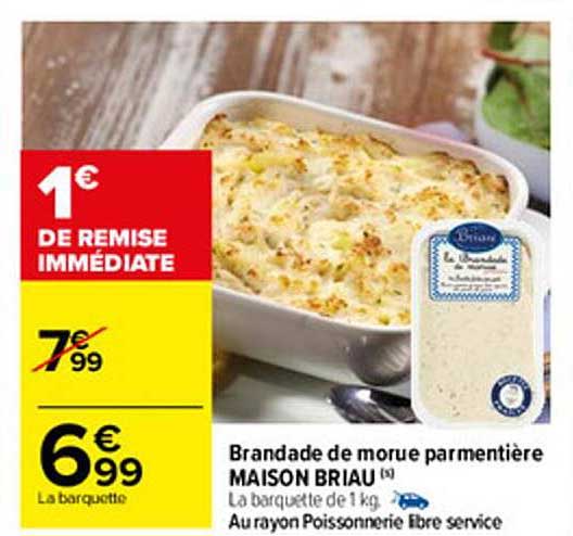 Brandade De Morue Parmentière Maison Briau