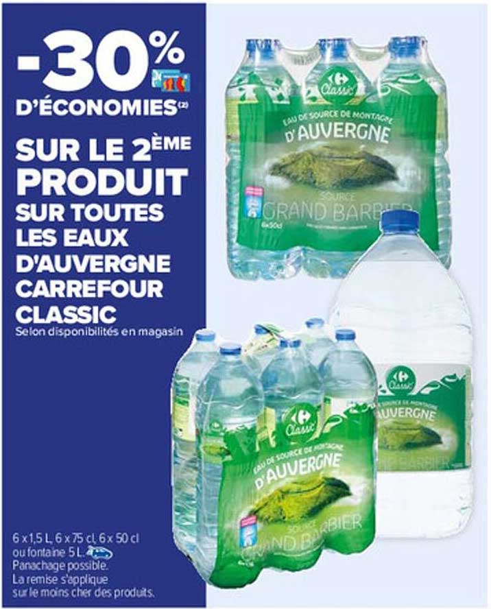 eaux d'auvergne carrefour classic
