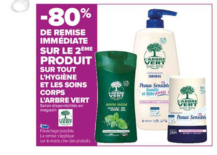 hygiène et soins corps l'arbre vert
