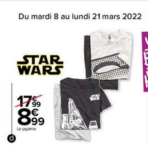 le pyjama star wars
