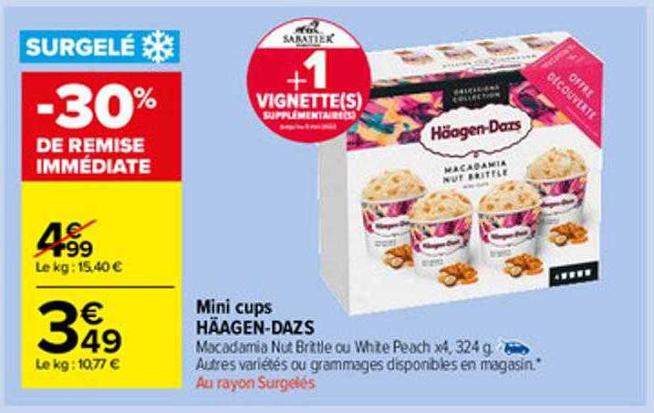 mini cups häagen-dazs