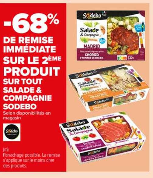 Salade & Compagnie Sodebo